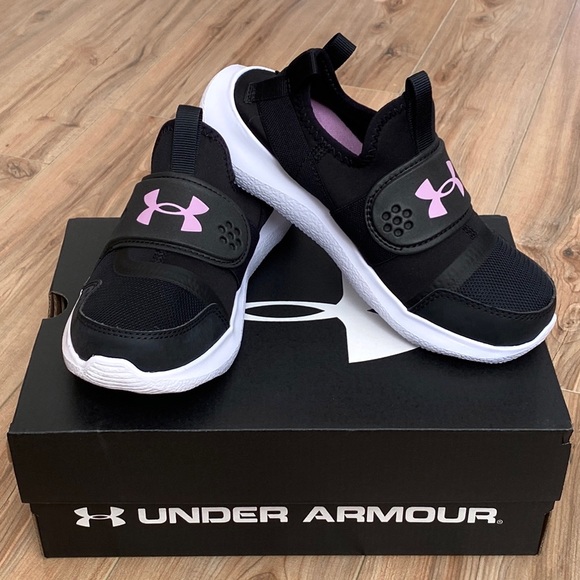 Athletic Shoes Black Under Armour Shoes Kids ?‼️ Under Armour Runplay Preschool Kids' Running Shoes